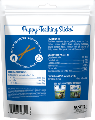 N-Bone® Puppy Teething Sticks Pumpkin Flavor