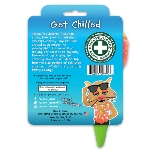 Meowijuana Get Chilled Refillable Snow Cone Cat Toy