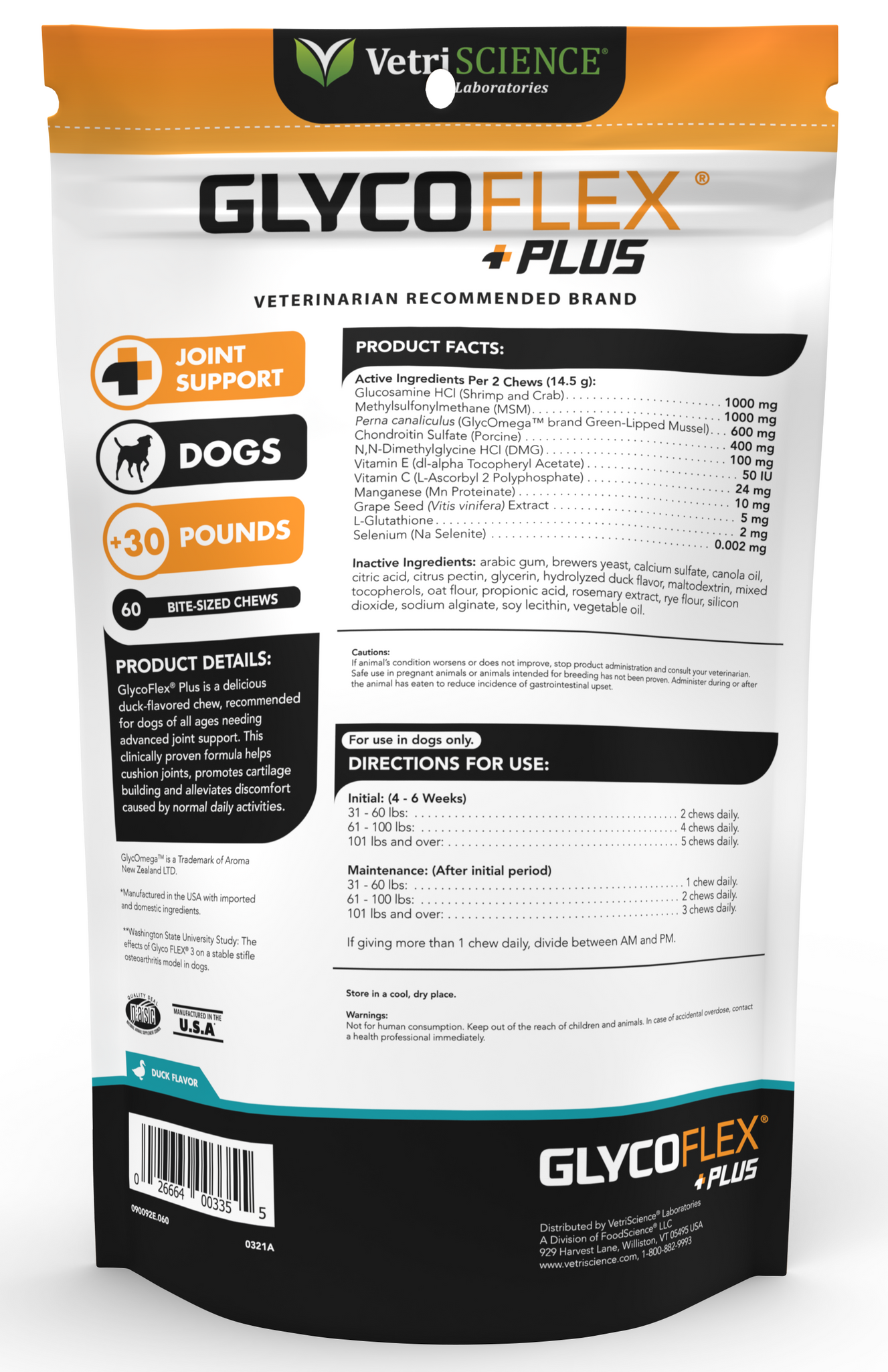 Glycoflex plus shop for dogs