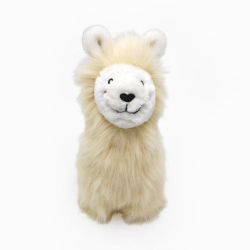 ZippyPaws Wooliez Larry the Llama Dog Toy