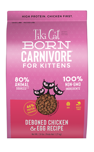 Tiki Cat® Born Carnivore™ for Kittens Deboned Chicken & Egg (2.8 lb)