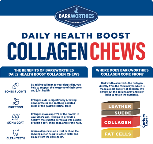 Barkworthies Collagen Beef Sticks for Dog
