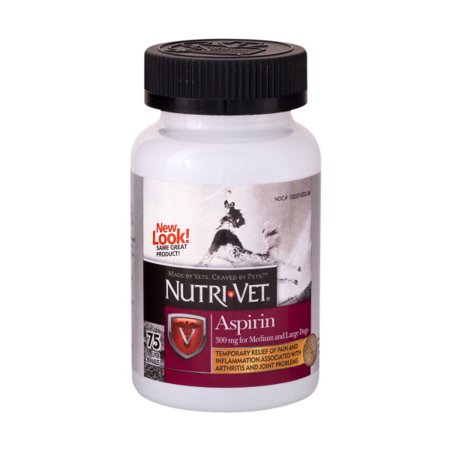 Nutri-Vet Aspirin Chewable Tablets for Large Dogs