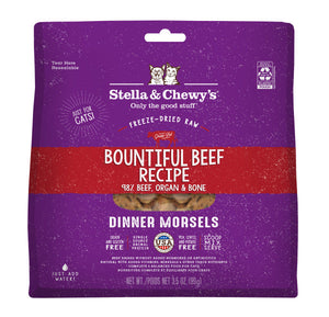 Stella & Chewy's Freeze Dried Bountiful Beef Recipe Dinner Morsels Cat Food