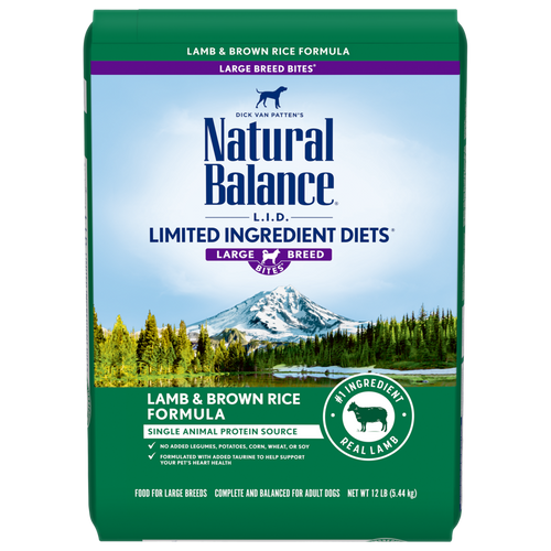 Natural Balance L.I.D. Limited Ingredient Diets® Lamb & Brown Rice Large Breed Bites® Dry Dog Formula