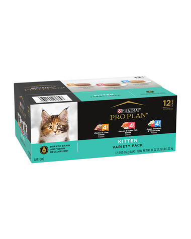 Purina PURINA PRO PLAN WET CAT FOOD Pro Plan FOCUS Kitten Wet Cat Food Variety Pack