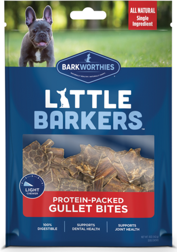 Barkworthies Little Barkers Gullet Bites Dog Treats (5 oz)
