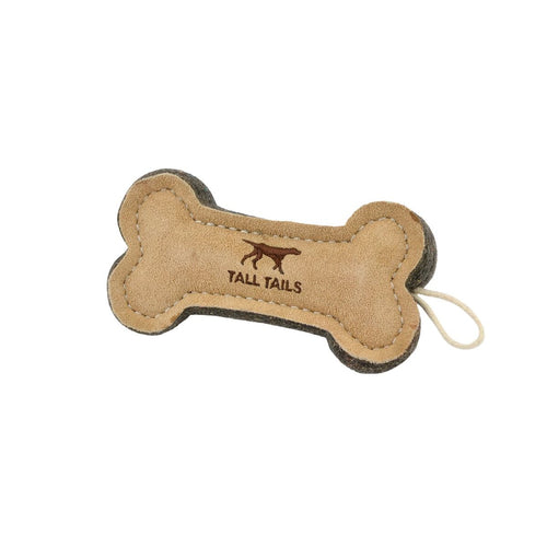 Tall Tails NATURAL LEATHER BONE TOY