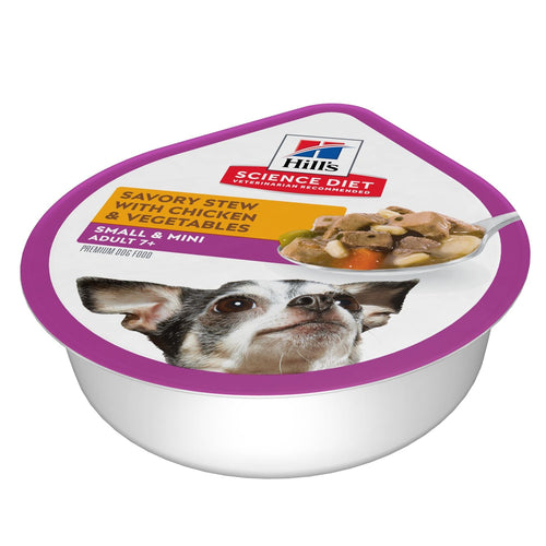 Hill's Science Diet Small Paws Savory Stew with Chicken & Vegetables Dog Food (3.5 oz)