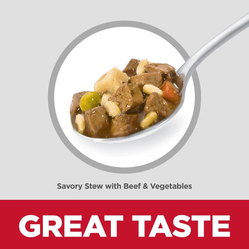 Hill's Science Diet Adult Small Paws Savory Stew with Beef & Vegetables Dog Food
