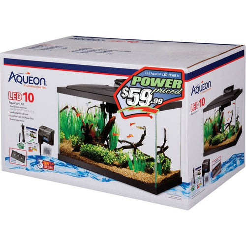 AQUEON LED AQUARIUM KIT RECTANGLE PREPRICED Derry NH Dover NH Woofmeow Family Pet Center