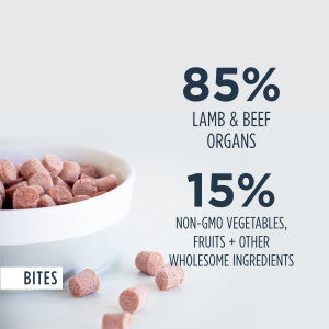 Instinct Raw Frozen Bites Grass-Fed Lamb Recipe Dog Food